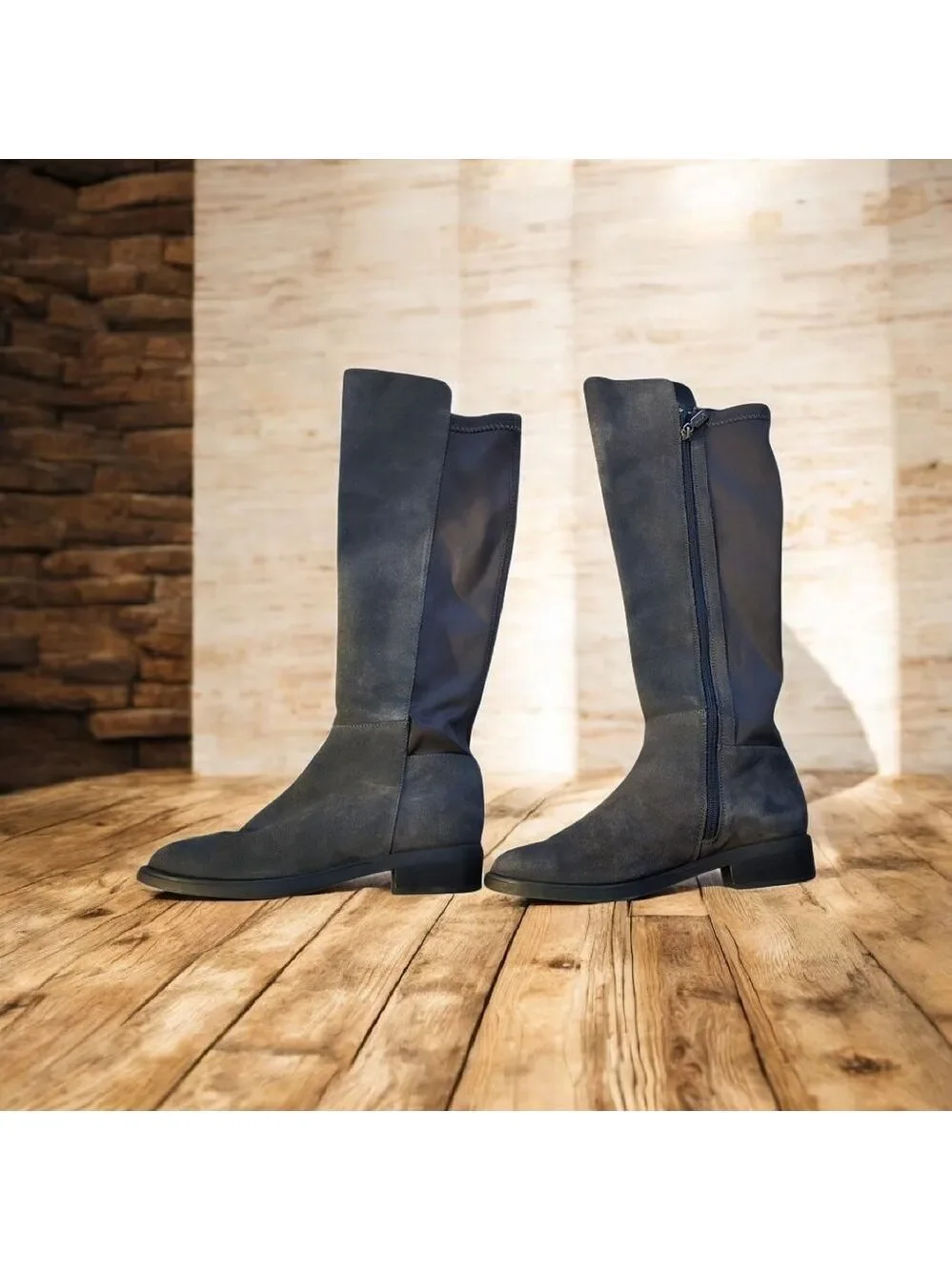 Blondo Over the Knee Boots in Grey Women's Size 8.5 8-1/2